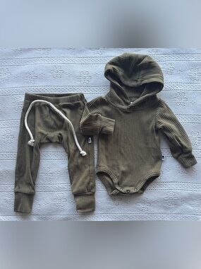 Baby Bundle 0–3M | Organic Cotton Lounge Set
